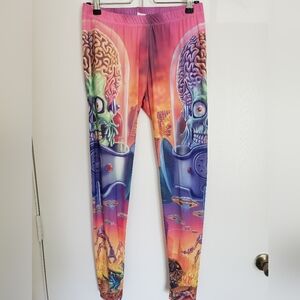 Mars Attacks! Kreepsville 666 Leggings Sz XL